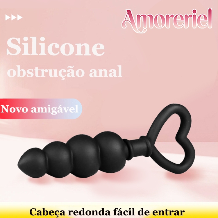 Plug Anal Esferas em Silicone Confortável GS-06