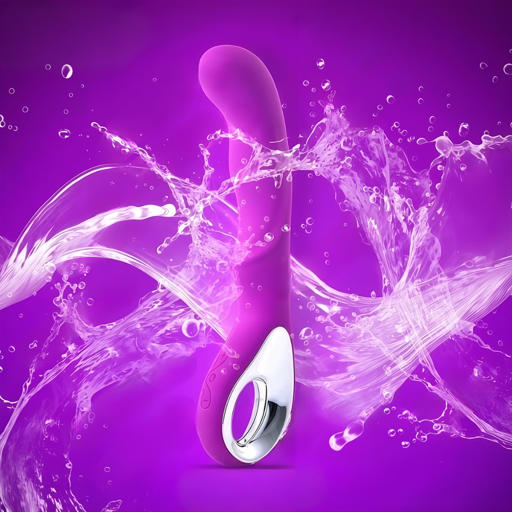 Vibrador Ponto G e Clitóris Recarregável com 10 Modos de Vibração