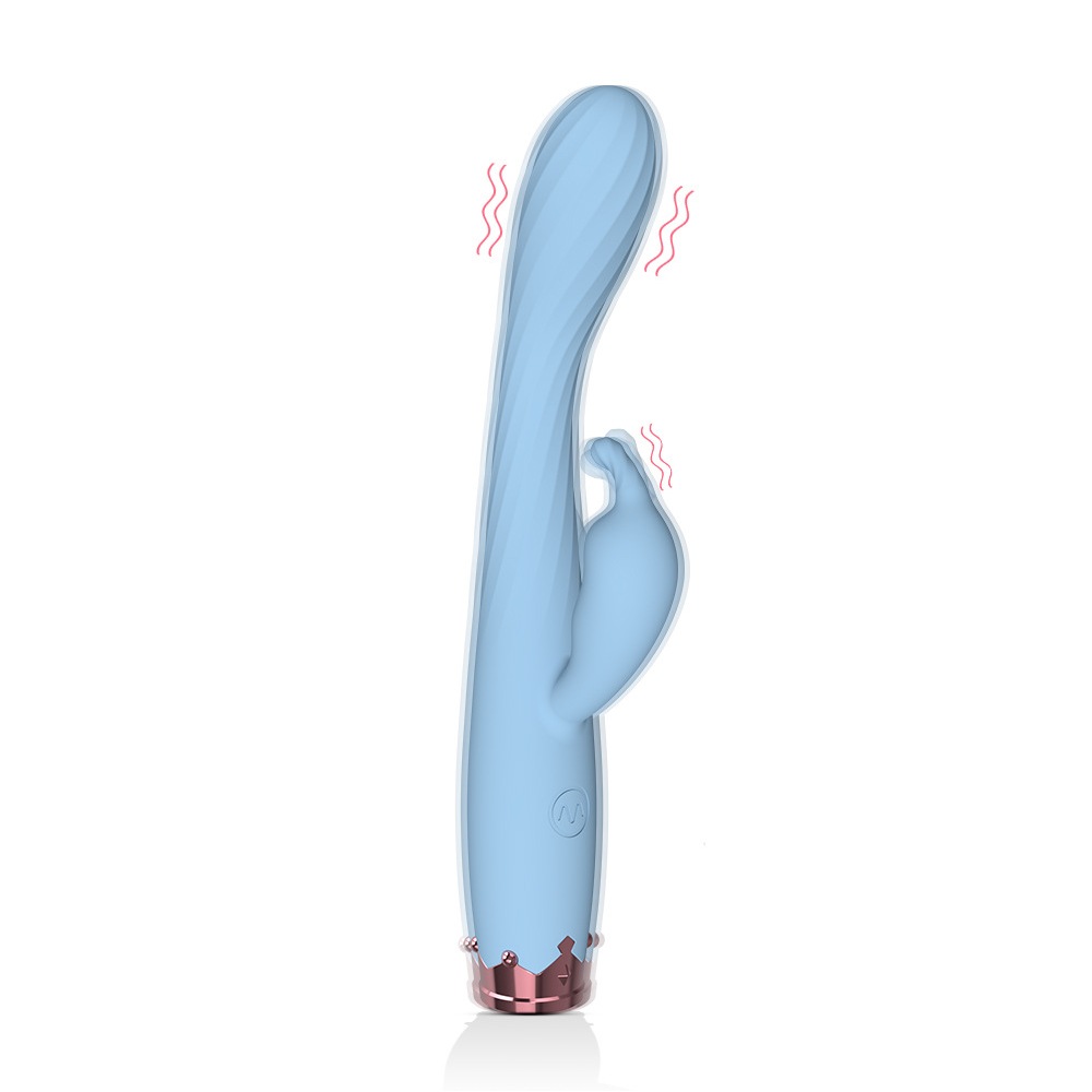 Vibrador Ponto G e Clitóris Recarregável com 10 Modos de Vibração