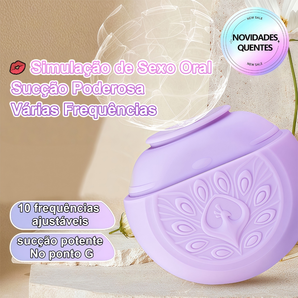 Estimulador de Clitóris Premium · Tecnologia de Sucção · Recarregável e Silencioso