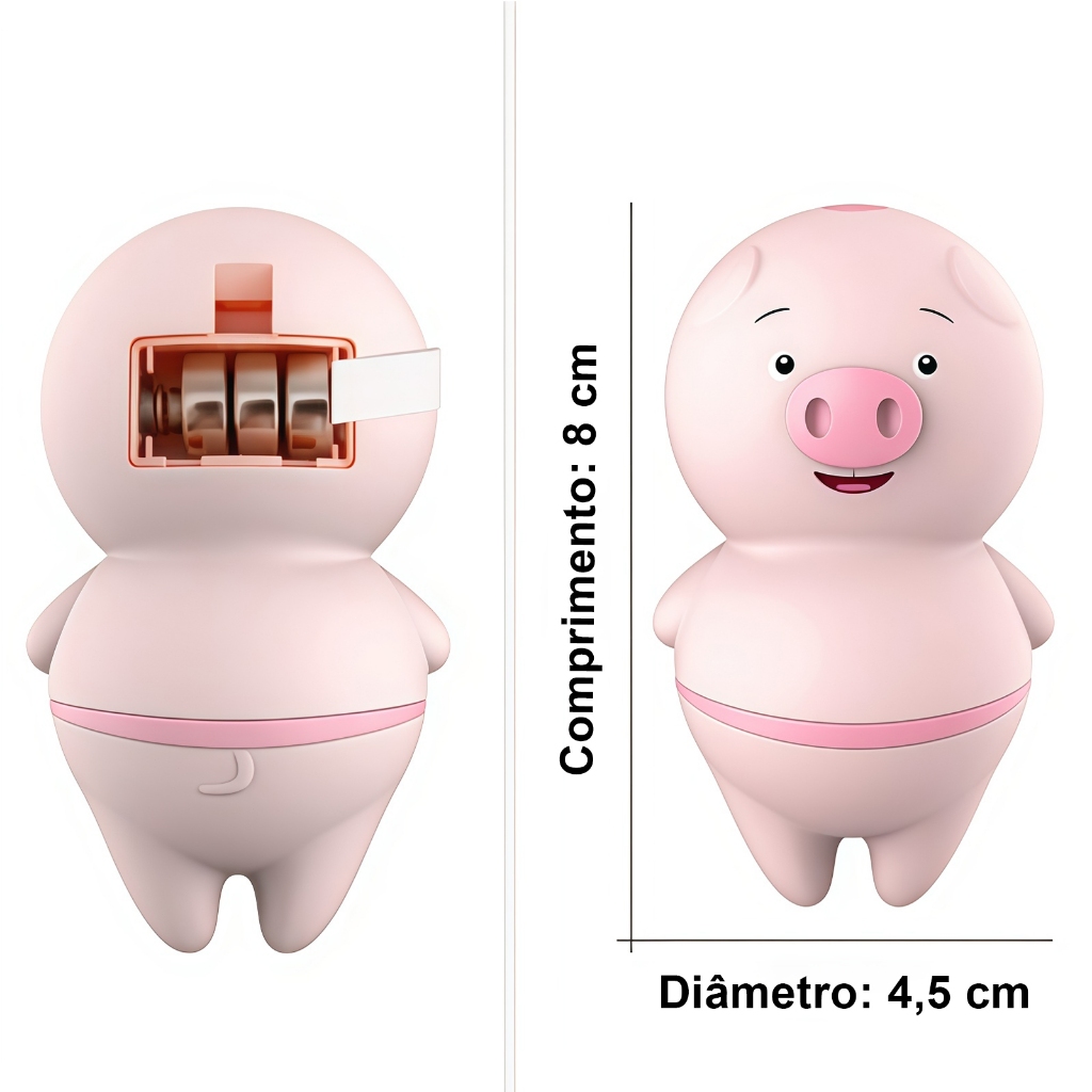 Vibrador Porquinho com Língua – Recarregável e Sem Fio para Estímulo Feminino