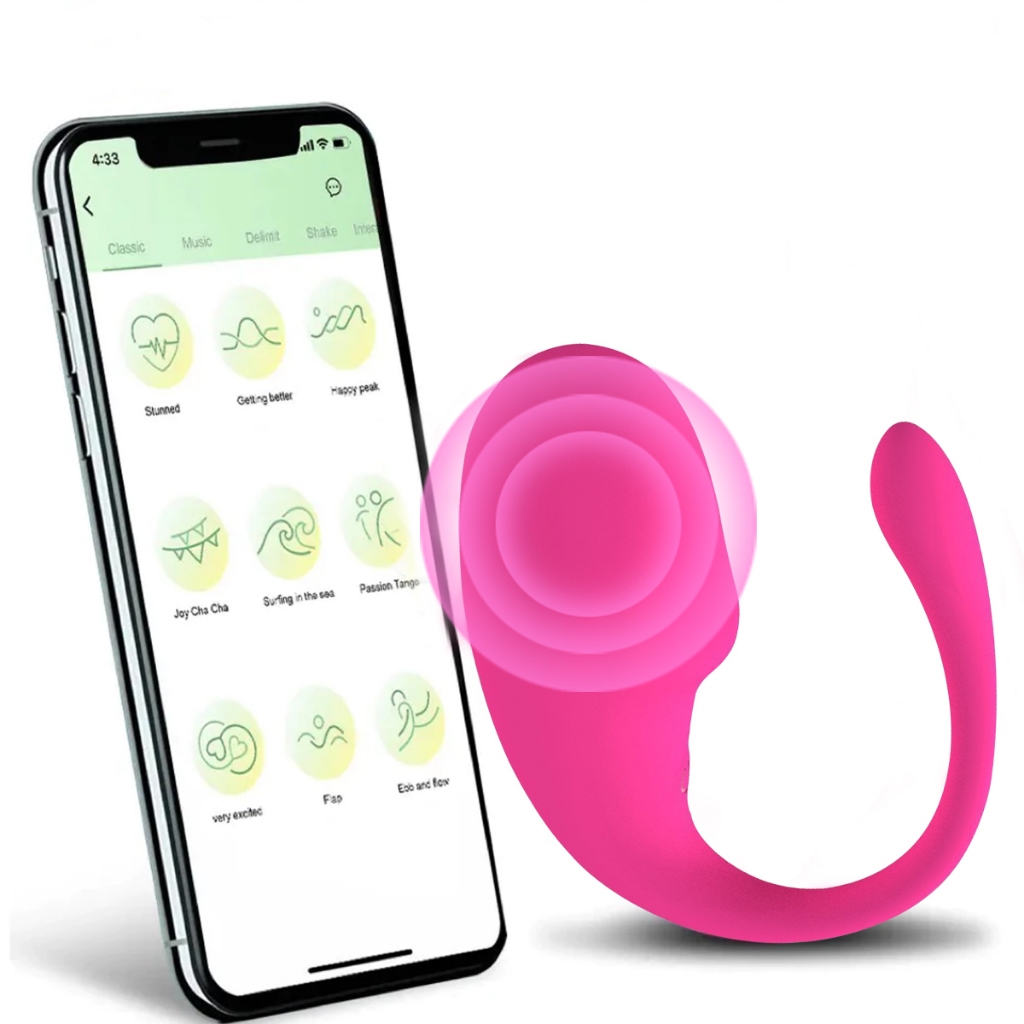 Vibrador Casal Bluetooth APP Controle • Recarregável • À Prova D'água • Envio 100% Discreto