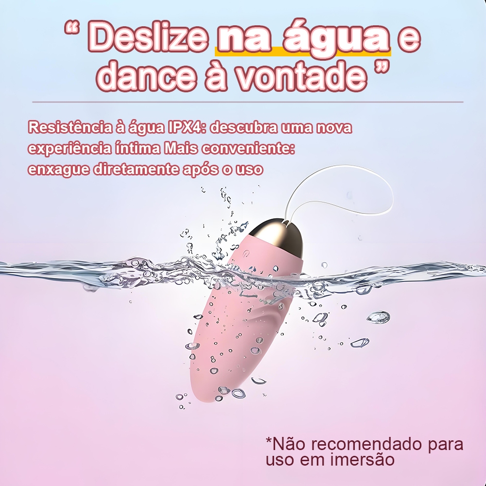 Vibrador Feminino com Controle Remoto Sem Fio | 10 Modos de Vibração | Discreto e Silencioso | Ideal para Iniciantes