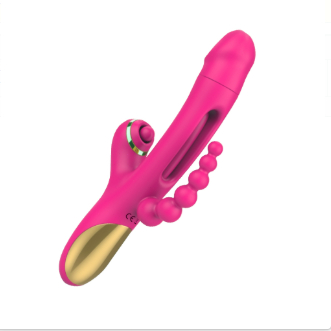 Vibrador Feminino com Sucção e Vibração – Tripla Estimulação, Potente e Discreto