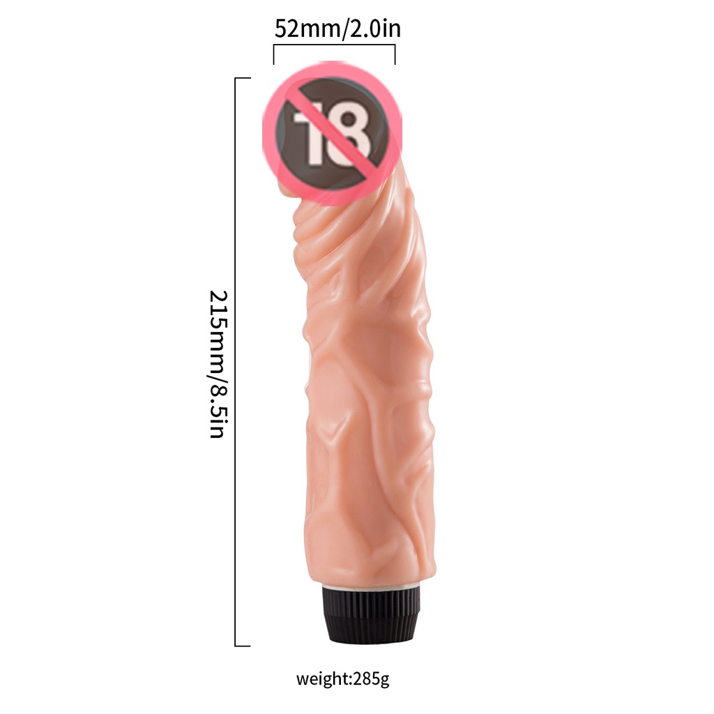Vibrador Realista Feminino de Silicone Macio, Vibração Potente e Prazer Intenso