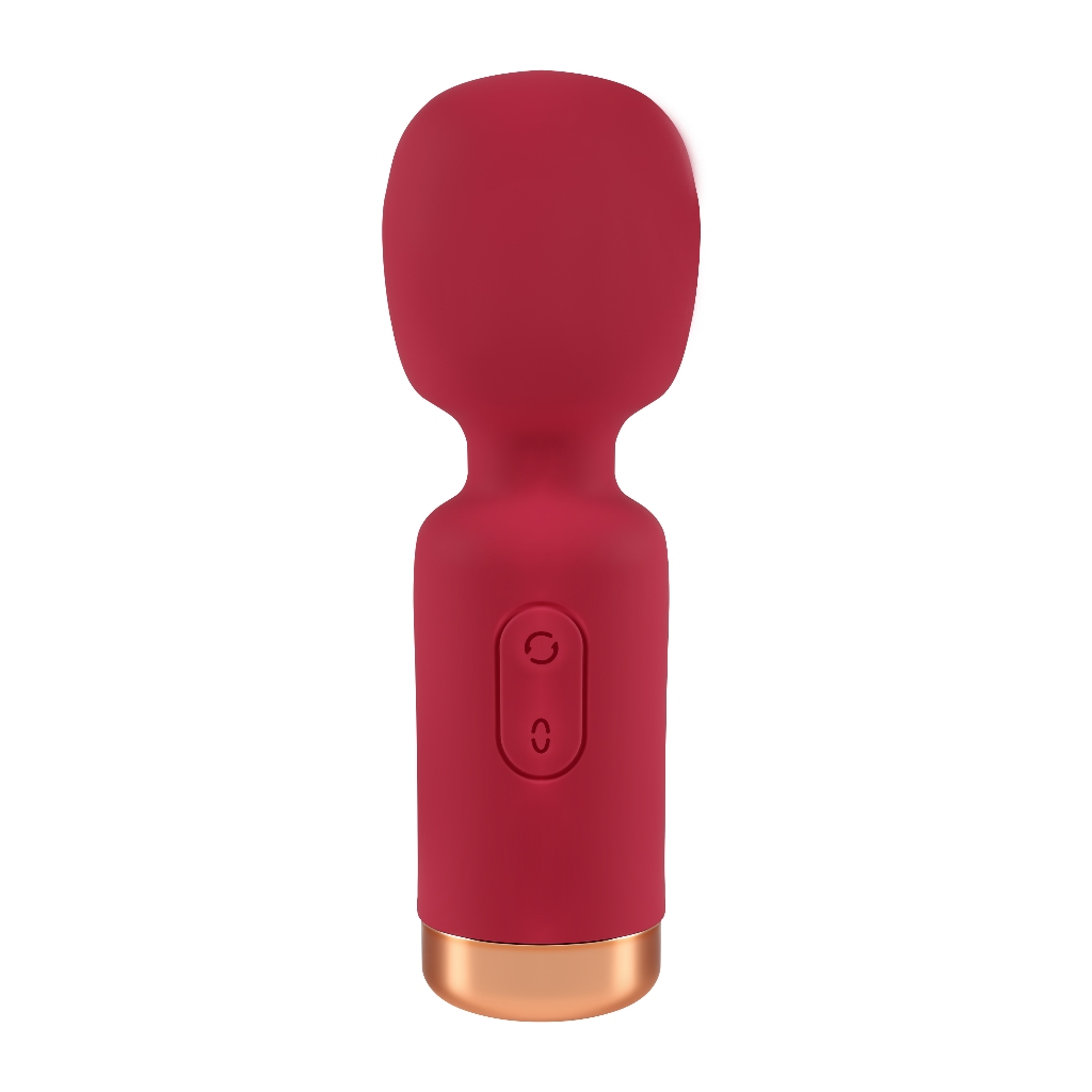 Vibrador Varinha Mágica mini Recarregável 10 modos de vibração Toque Macio