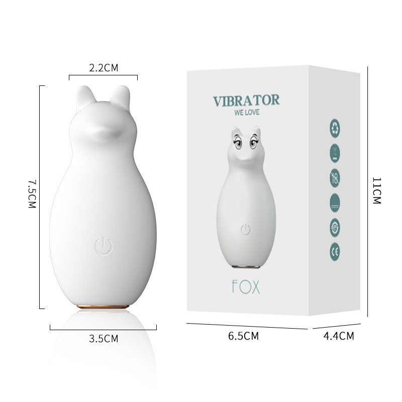 Vibrador Discreto em Formato de Animal · 10 Modos · USB · Silicone Macio · Silencioso e Portátil