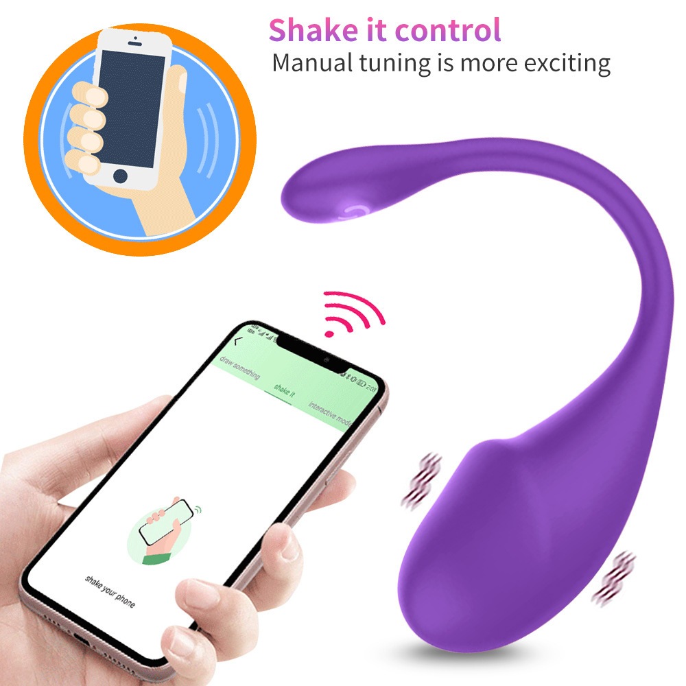 Vibrador Bluetooth Controle no celular a Distância via App;Recarregável via usb TD-MUSICA