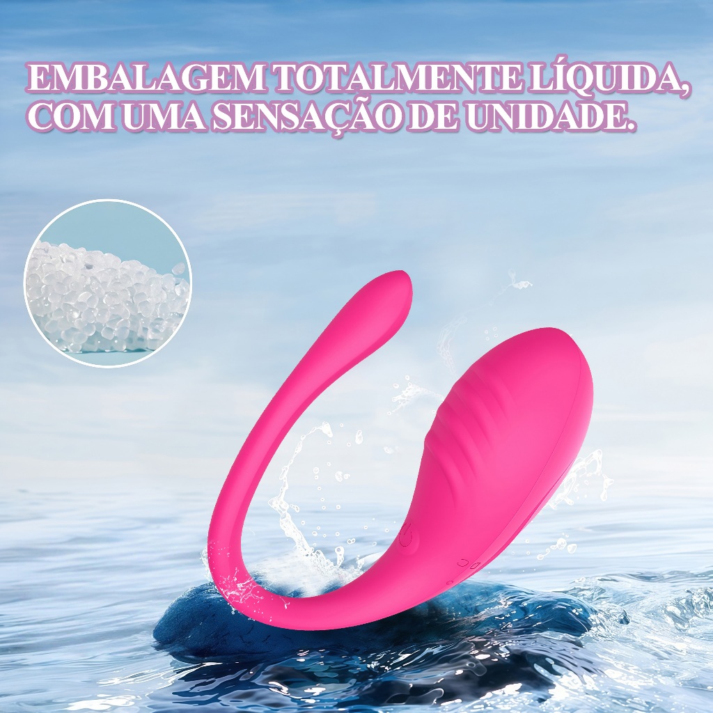 Ovo Vibratório com Controle Remoto via APP · Vibrador Feminino para Uso à Distância
