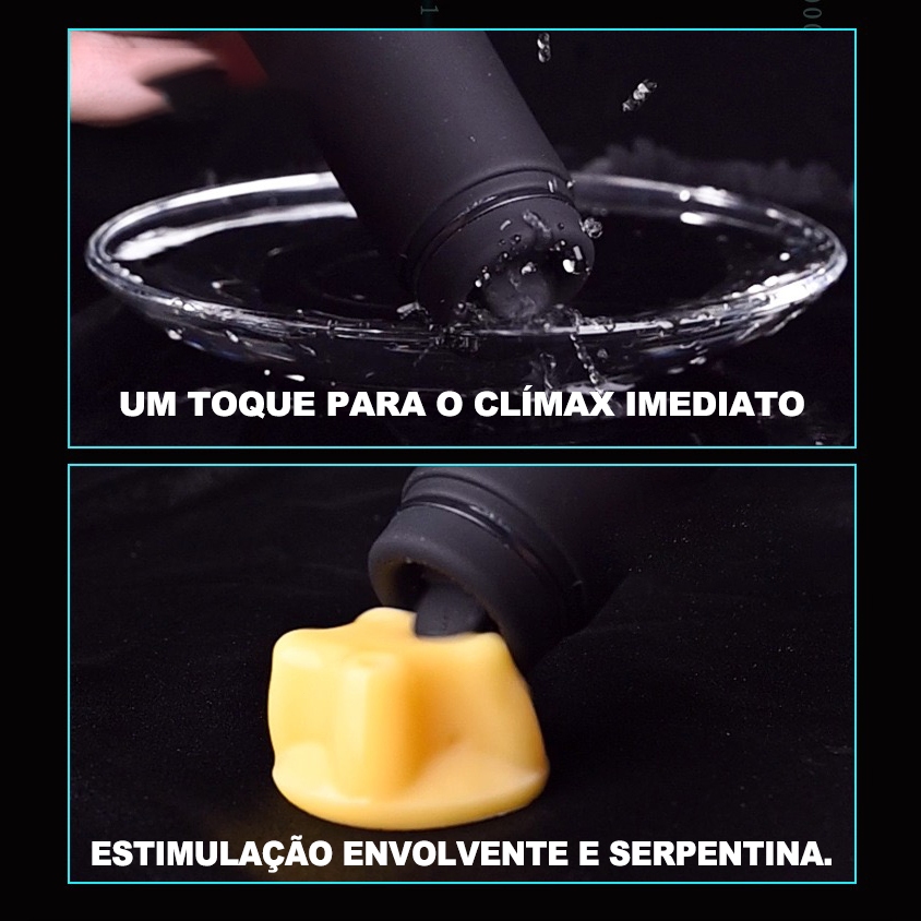 Vibrador Masculino Realístico 19×4 cm – Rotativo, Vá e Venha, Aquecimento