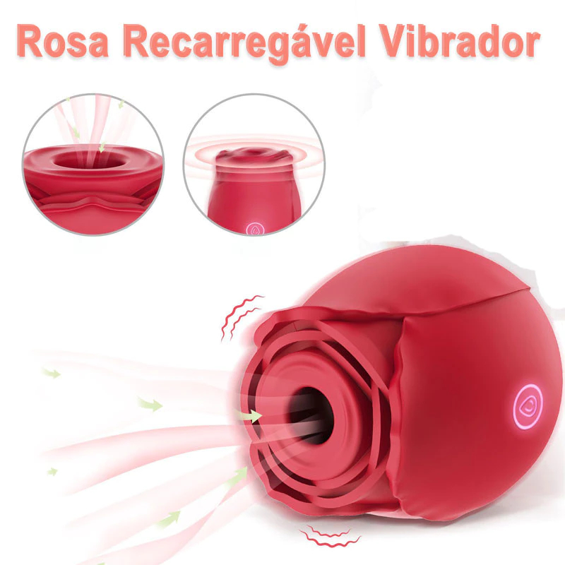 Vibrador Sugador de Clitóris 10 modos de sucção Várias cores