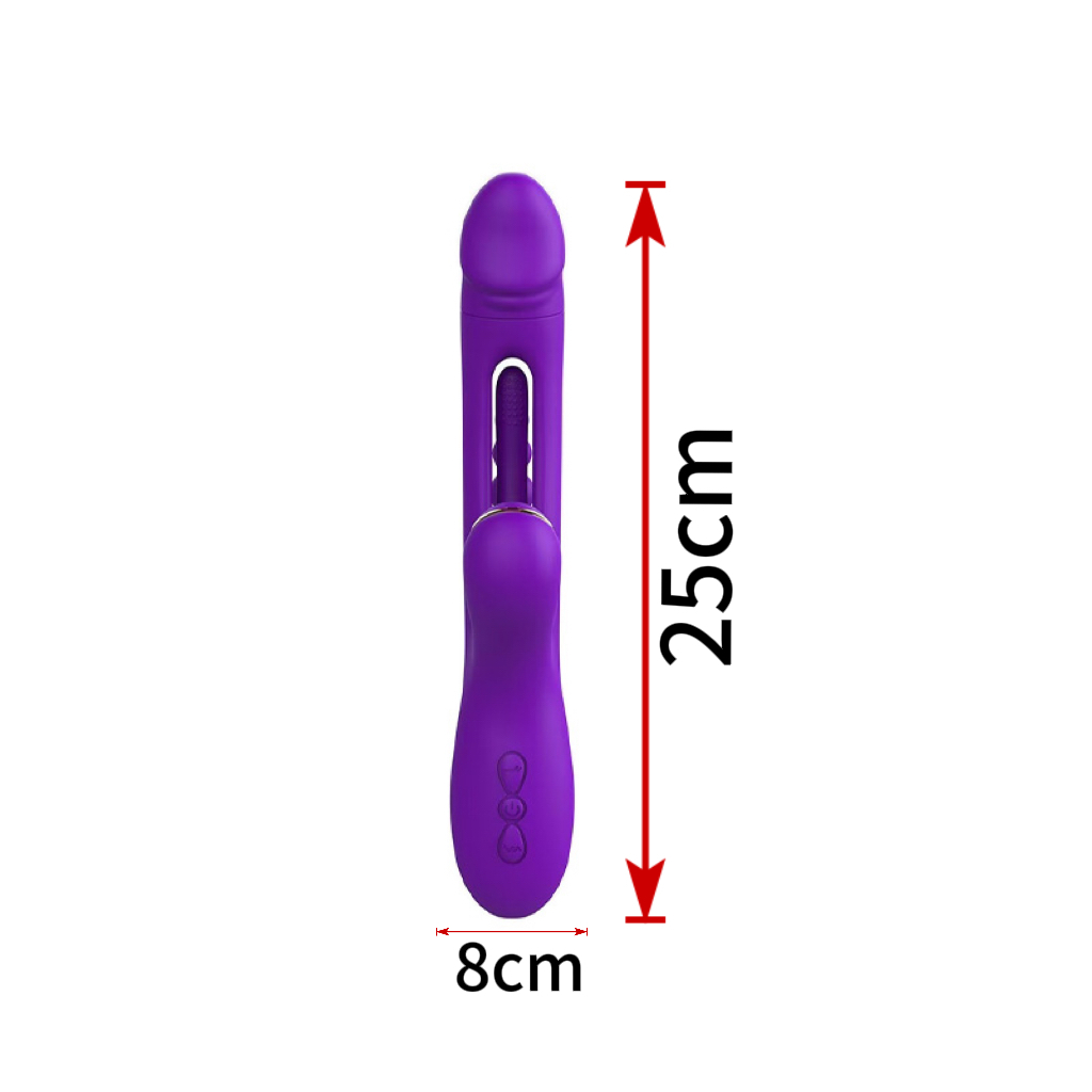Vibrador Feminino com Sucção e Vibração – Tripla Estimulação, Potente e Discreto