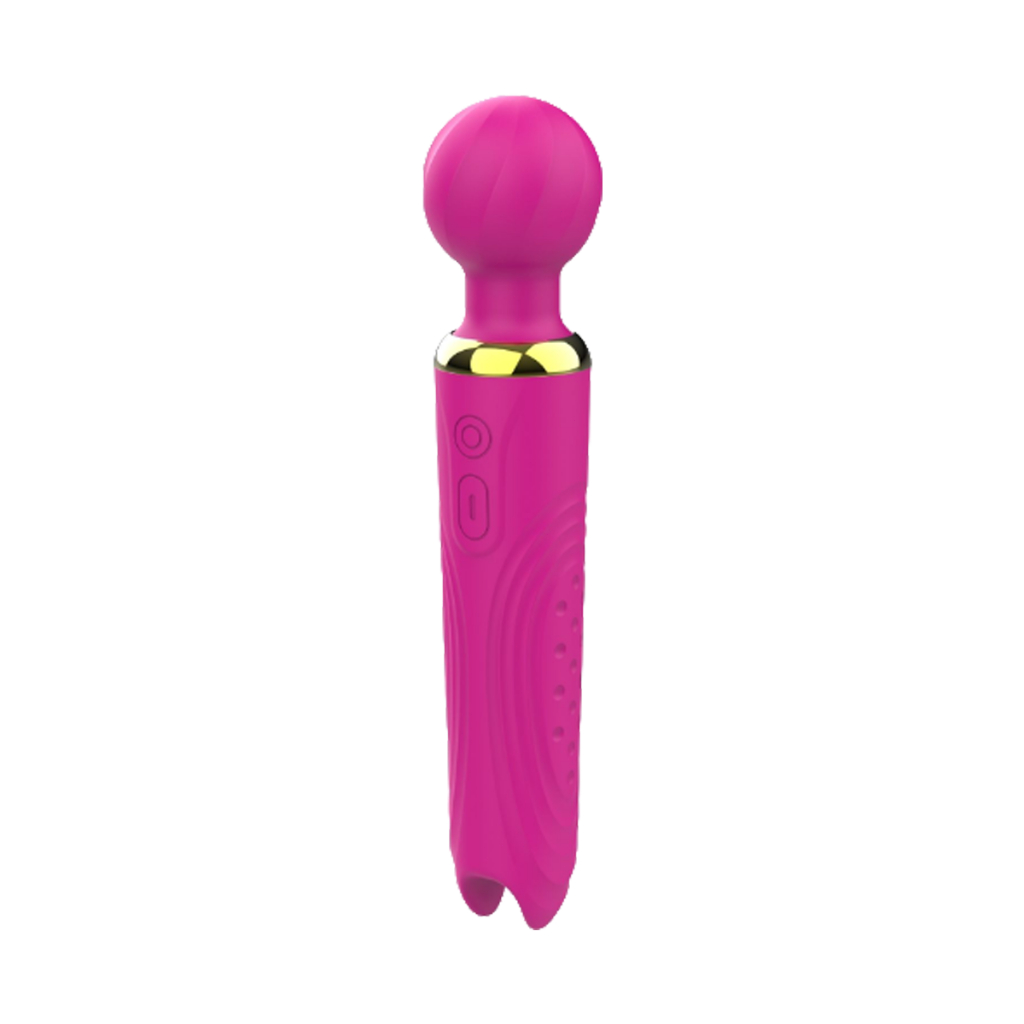 Vibrador Mágico Duplo Recarregável de Luxo com 10 Modos de Vibração Estimulante