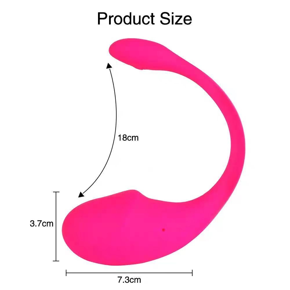 Vibrador Casal Bluetooth APP Controle • Recarregável • À Prova D'água • Envio 100% Discreto