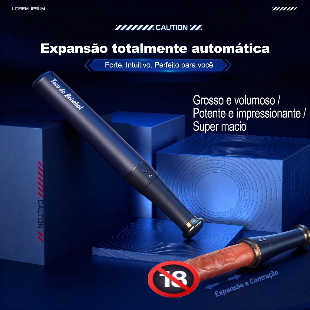 Vibrador Masculino Realístico 19×4 cm – Rotativo, Vá e Venha, Aquecimento