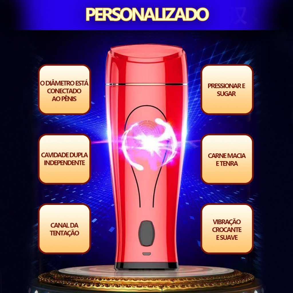 Masturbador Masculino com Textura Realista | Sensação Natural Intensa | Envio 100% Confidencial