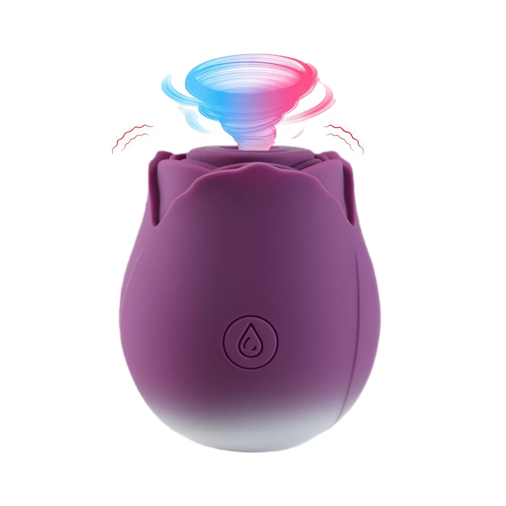 Estimulador 2 em 1 Língua Vibratória com Movimento Vai e Vem | Estimula Clitóris, Vagina e Anal, Recarregável