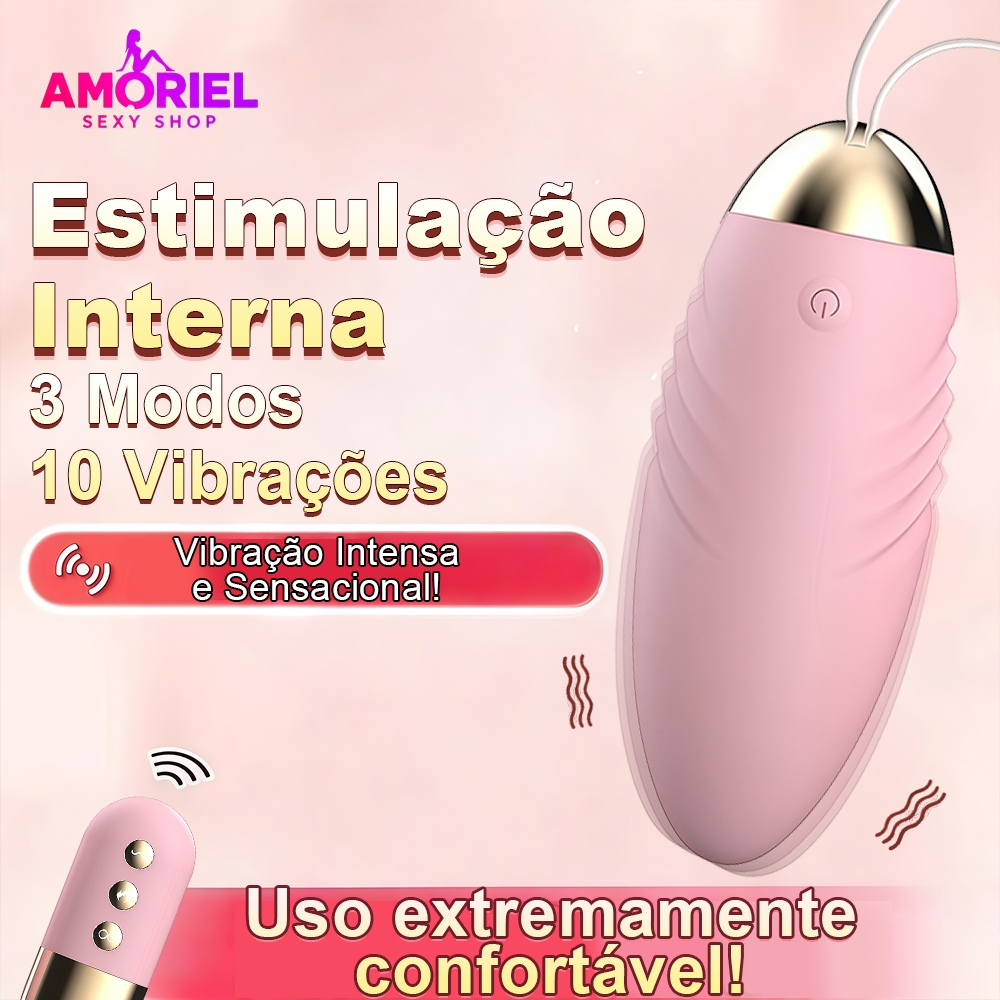 Vibrador Feminino com Controle Remoto · Estímulo Intenso · Silencioso · USB Recarregável