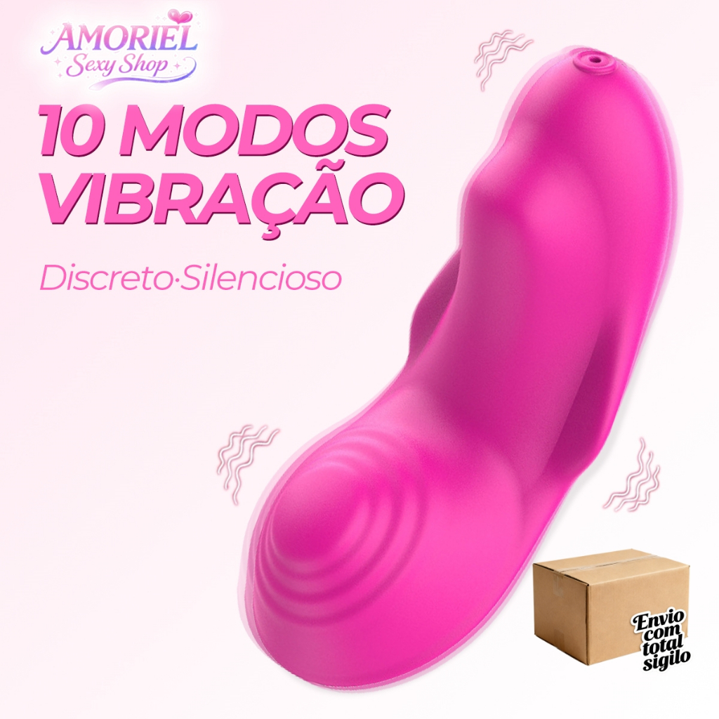 Calcinha Vibratória com App – 9 Modos de Vibração, Controle Remoto