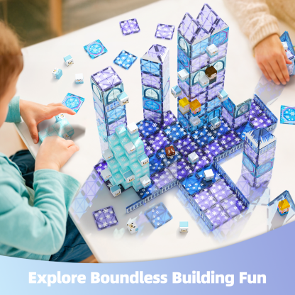 MagCombo Magnetic Blocks Tiles For Gilrs（Frozen）