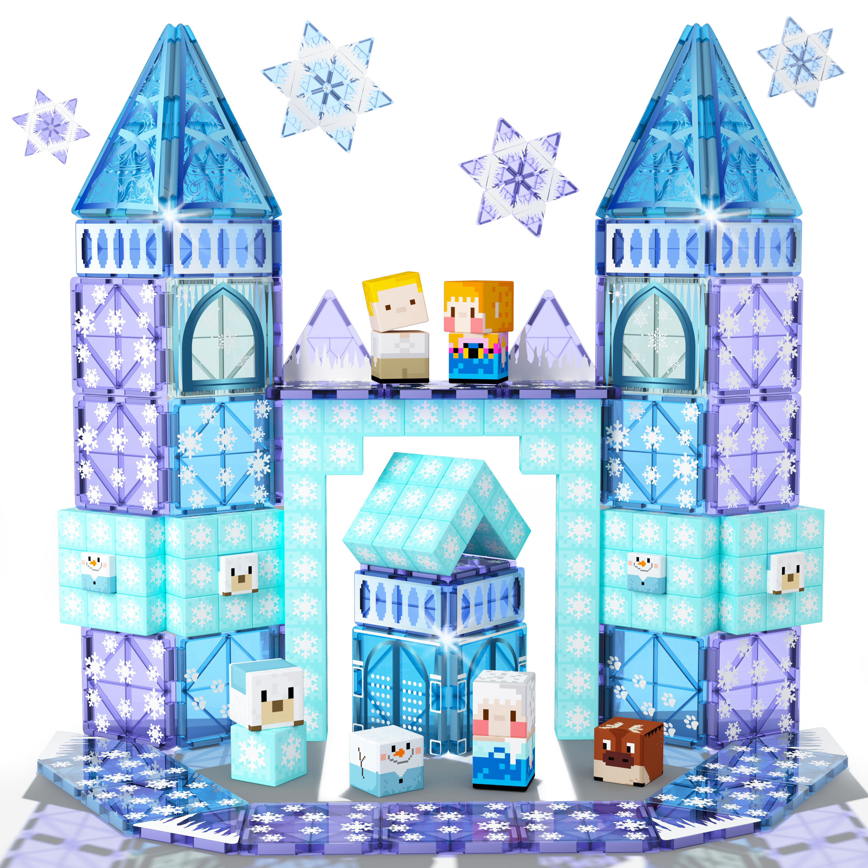 MagCombo Magnetic Blocks Tiles For Gilrs（Frozen）