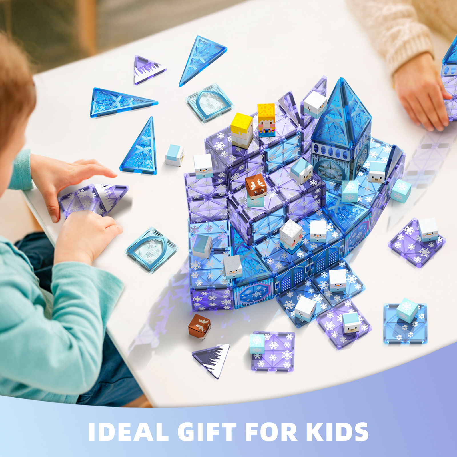 MagCombo Magnetic Blocks Tiles For Gilrs（Frozen）