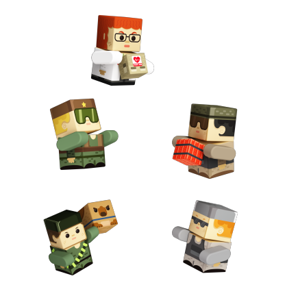 Magcombo Magnetic Blocks Army Toys