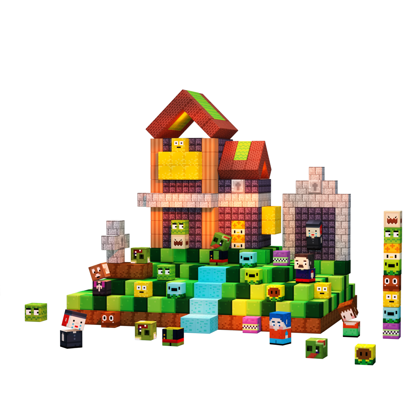 Zomblock Magnetic Blocks 1“ Magnets Cube