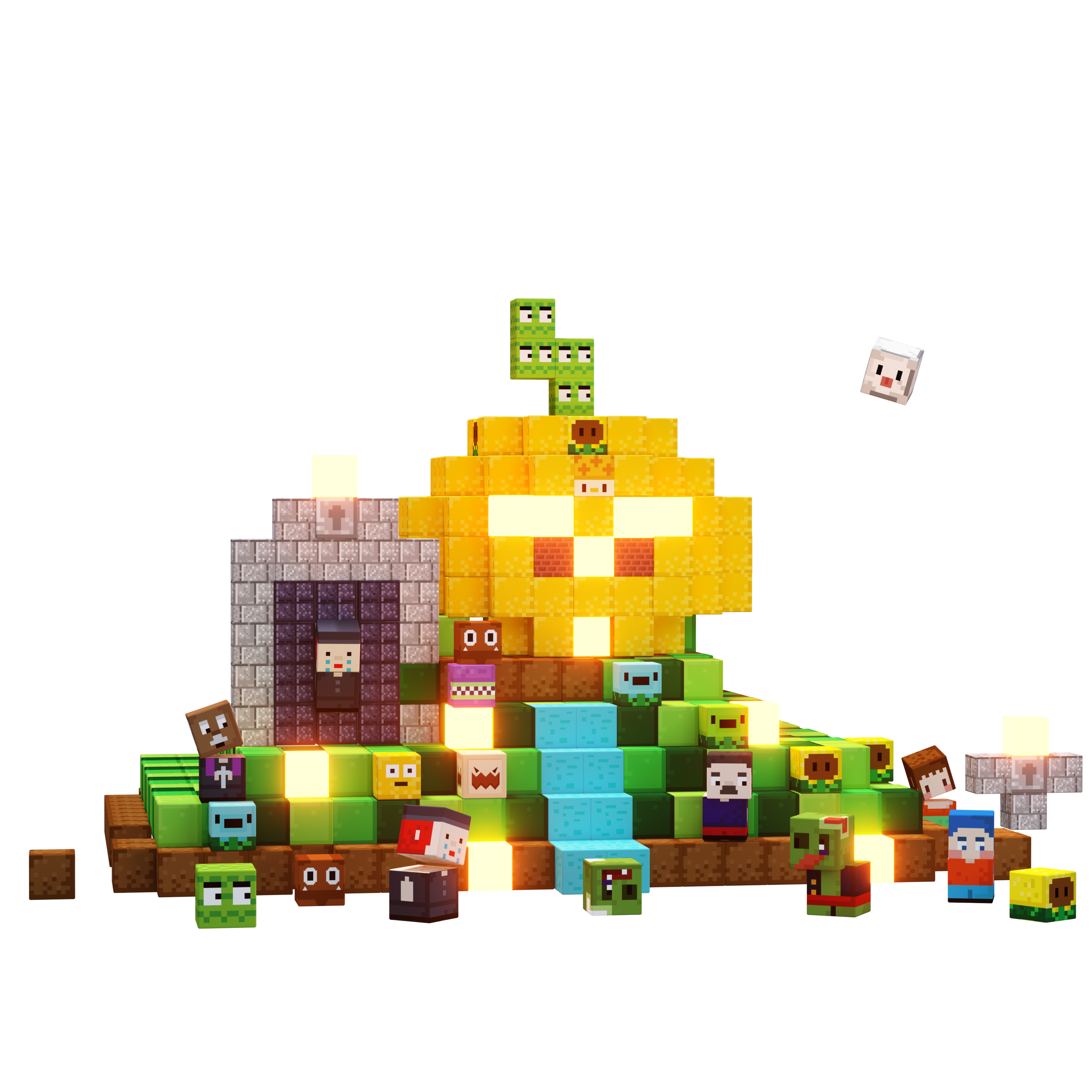 Zomblock Magnetic Blocks With Light - Z6