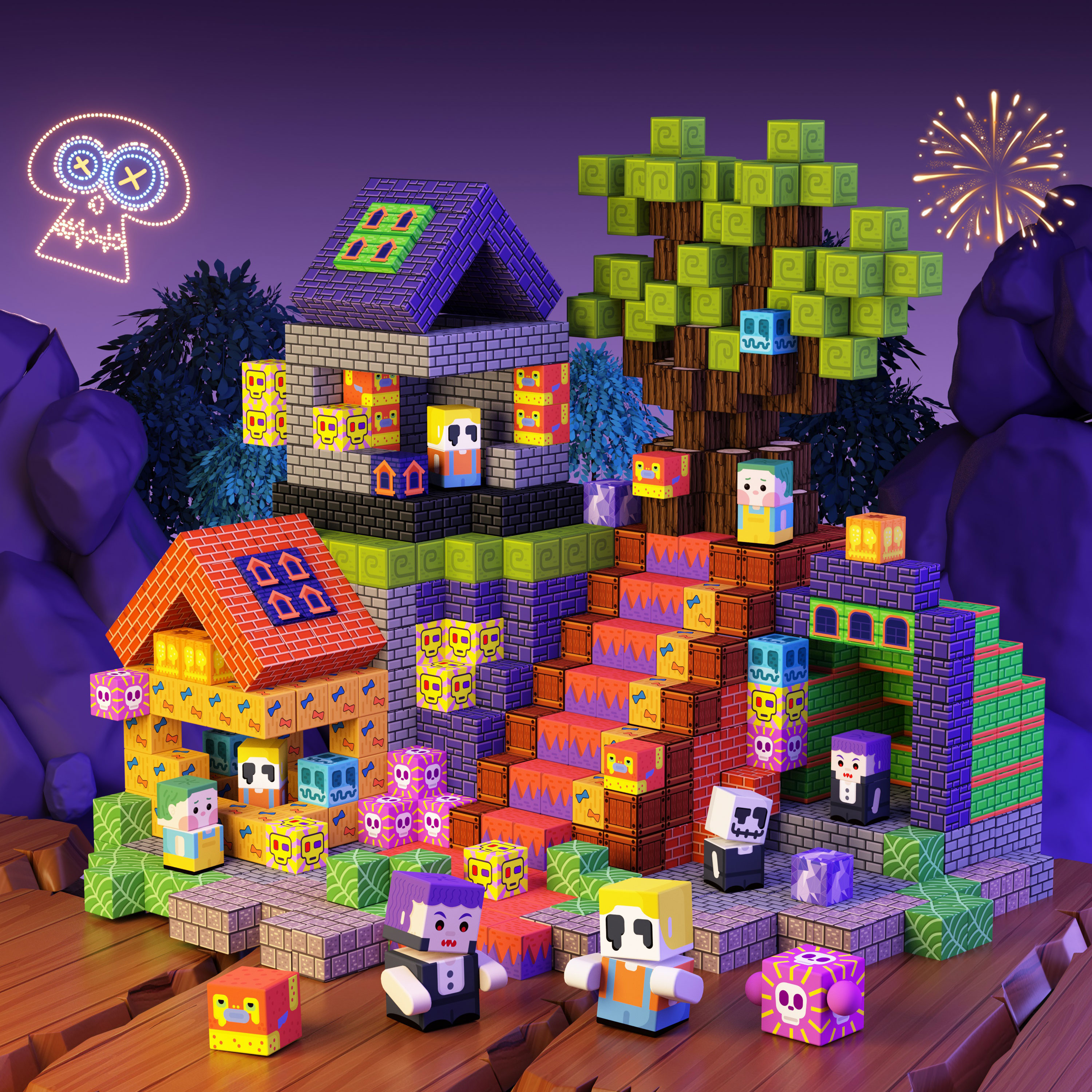 Zomblock Magnetic Blocks V2-2