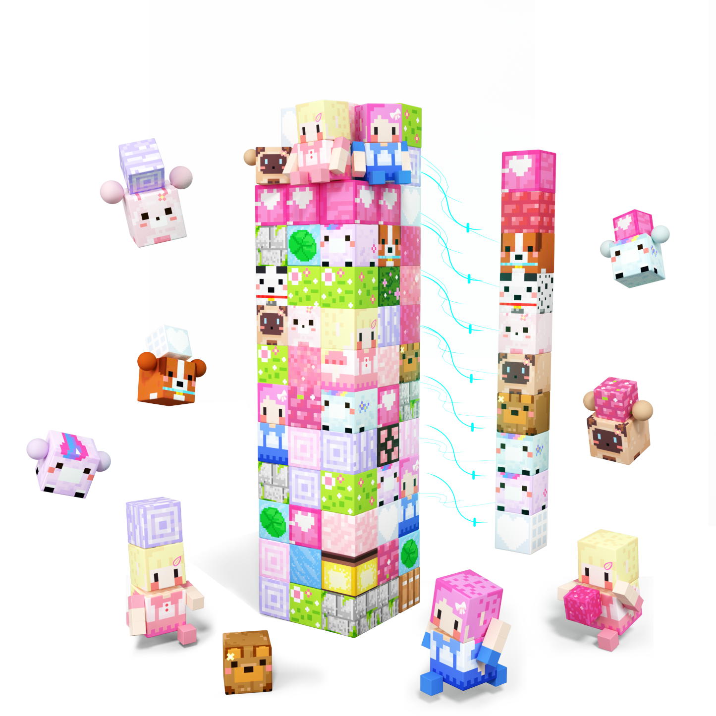 MagWonder Magnetic Blocks Magnet Building Toys - Unicorn