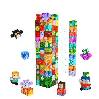 MagWonder Magnetic Blocks Magnet Building Toys - Volcano