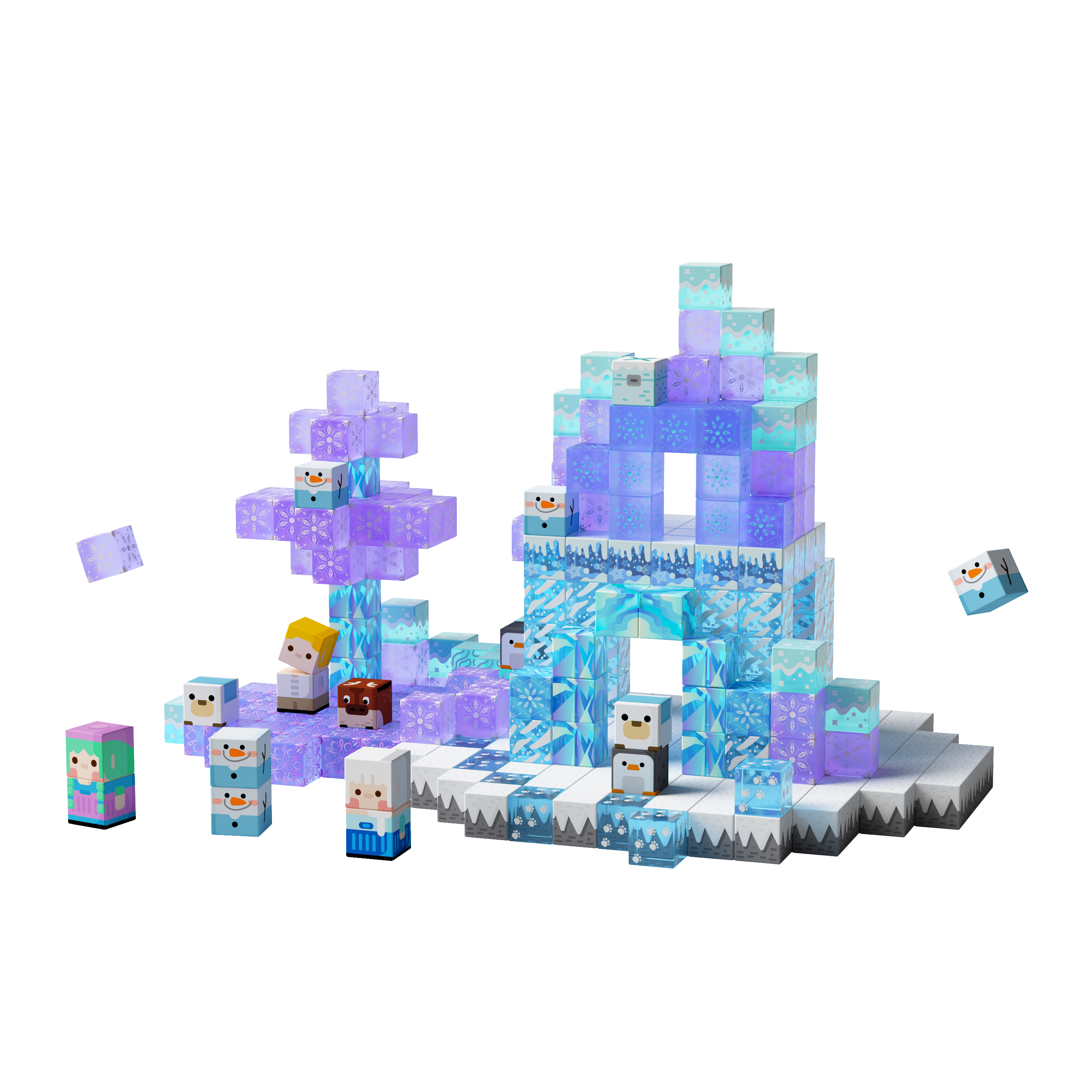 MagWonder Magnetic Blocks Magnet Building Toys - Frozen Toys Princess Castle