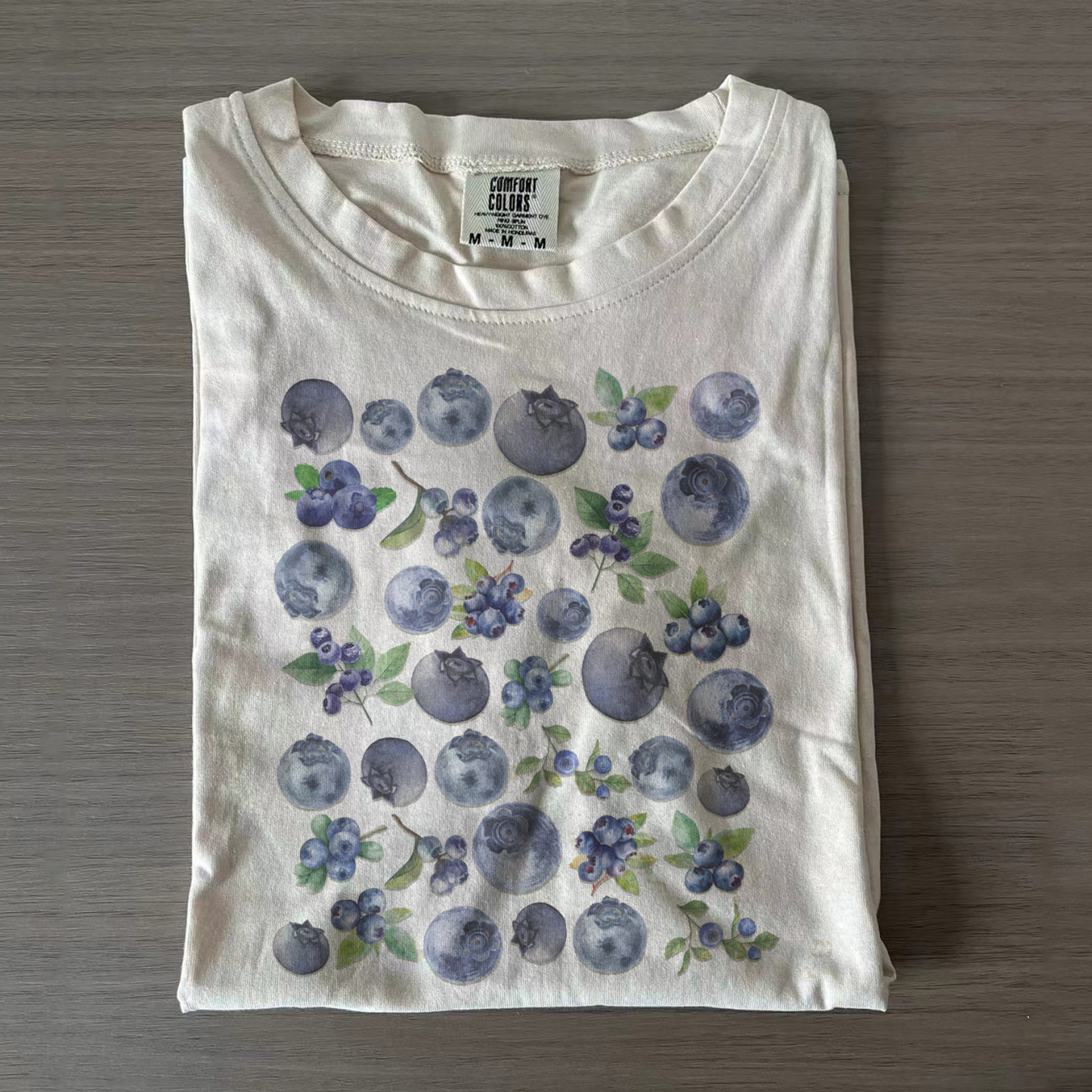 Comfort Colors Blueberries Aesthetic Fruit T-shirt
