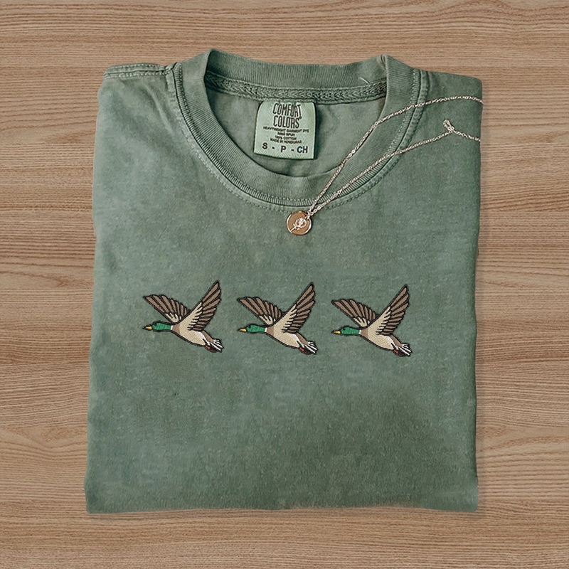 Embroidered Duck T-shirt