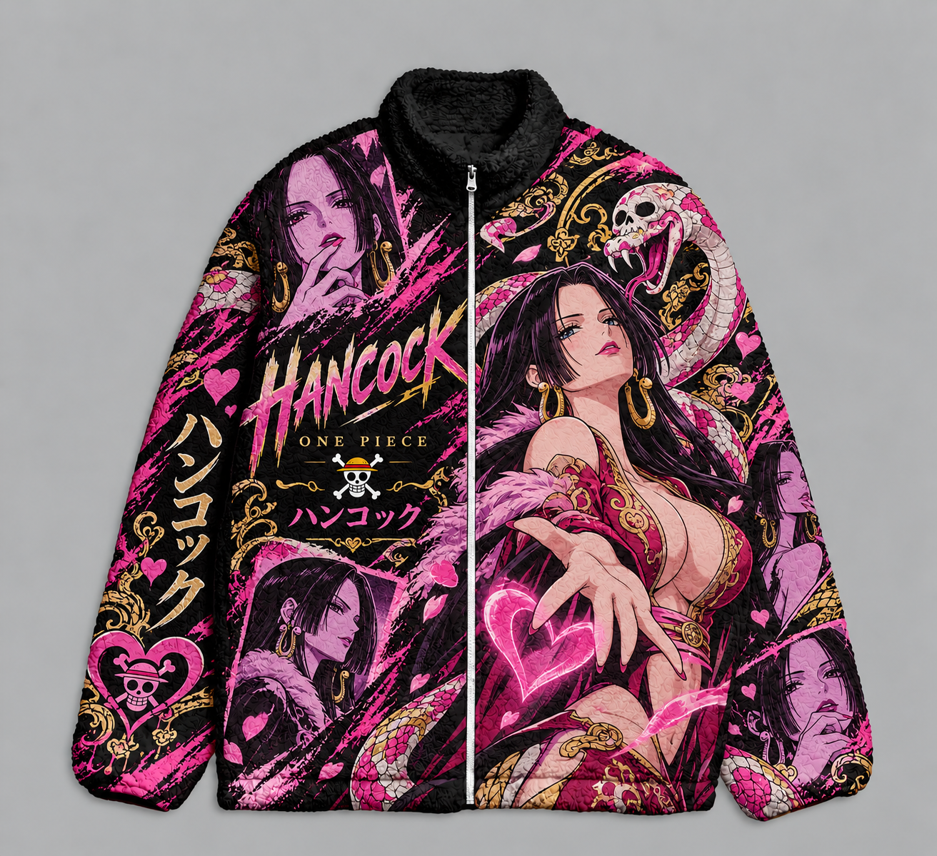 One Piece Boa Hancock Sherpa Jacket | Anime