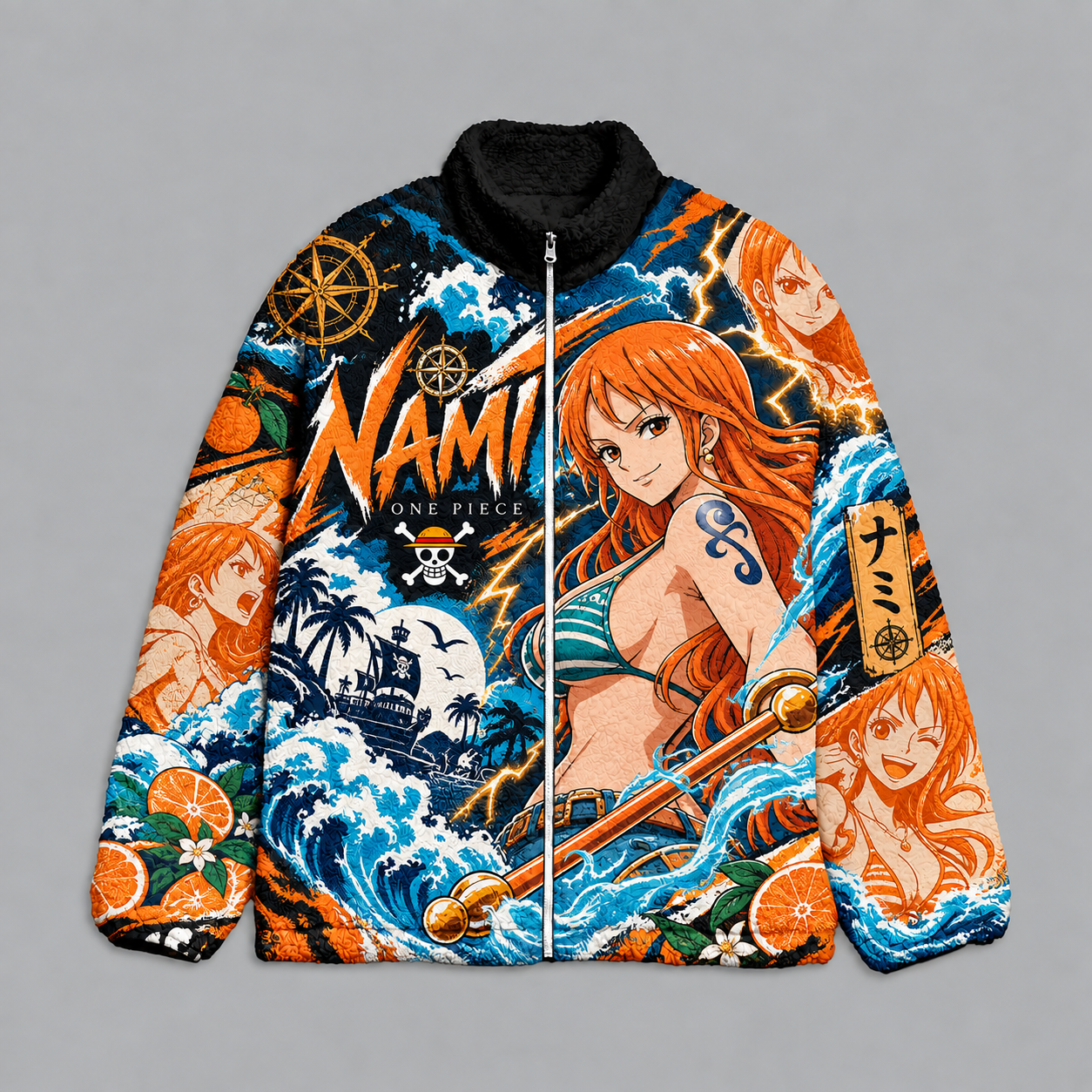 One Piece Nami Sherpa Jacket | Anime