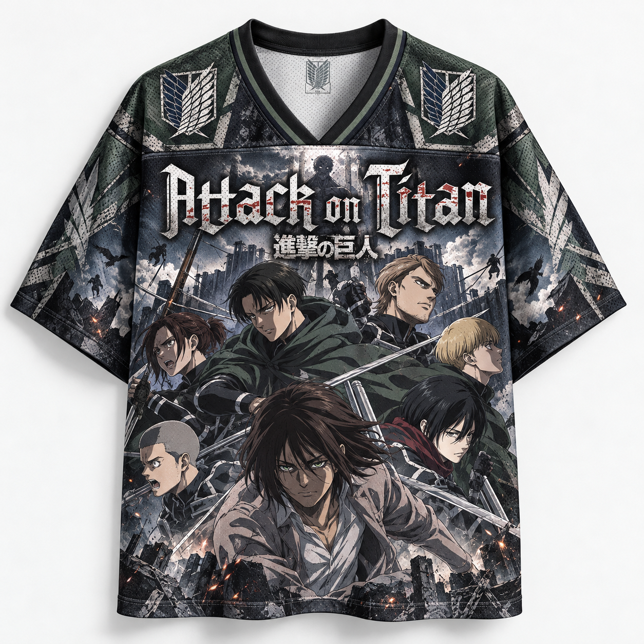 Attack On Titan Jersey Shirts