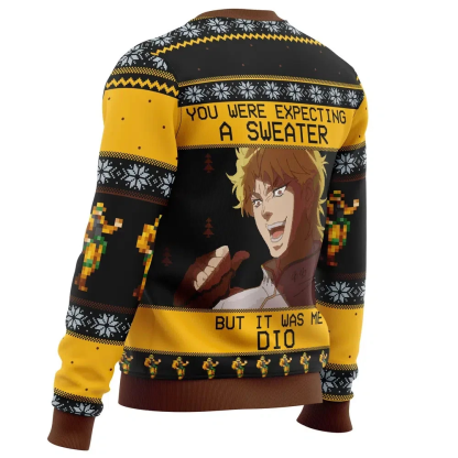 Dio Brando Ideal JoJo's Bizarre Adventure Gift Ugly Christmas Sweater