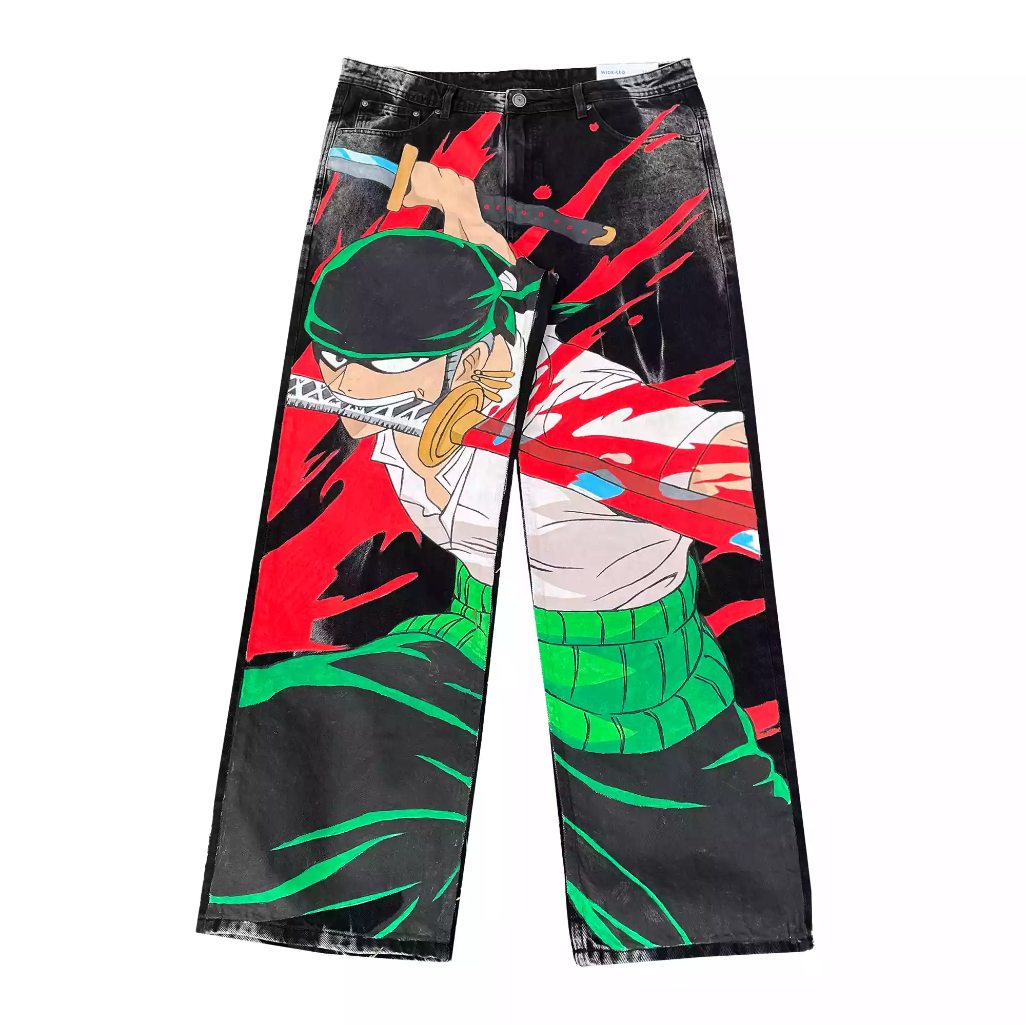 One Piece Zoro Jeans