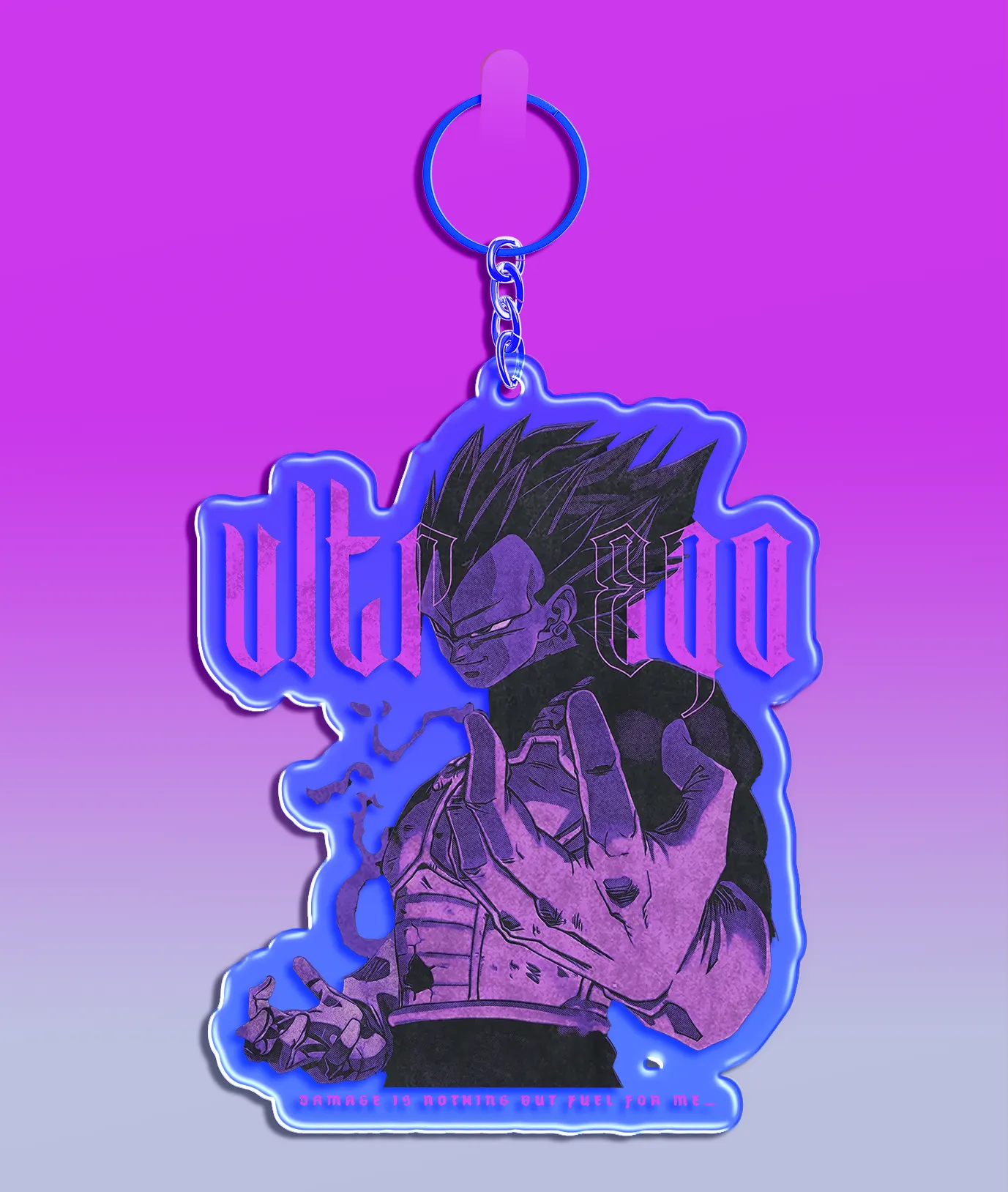Vegeta Ultra Ego Keychain  | Dragon Ball Super