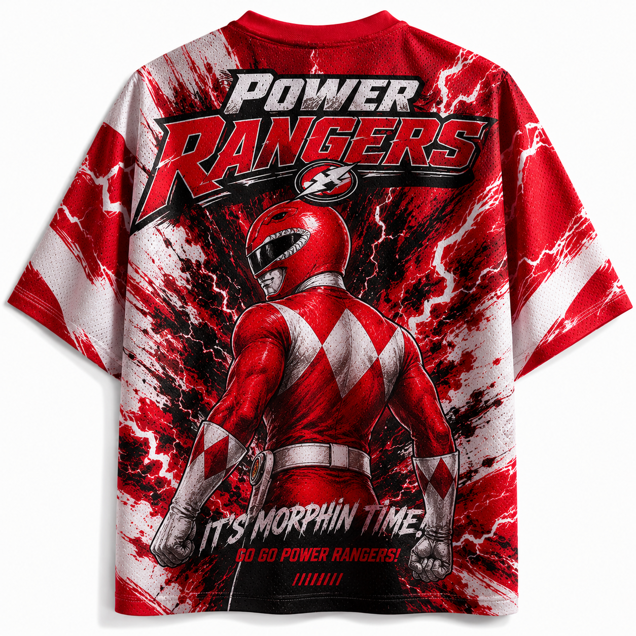 Power Ranger Red Anime Jersey