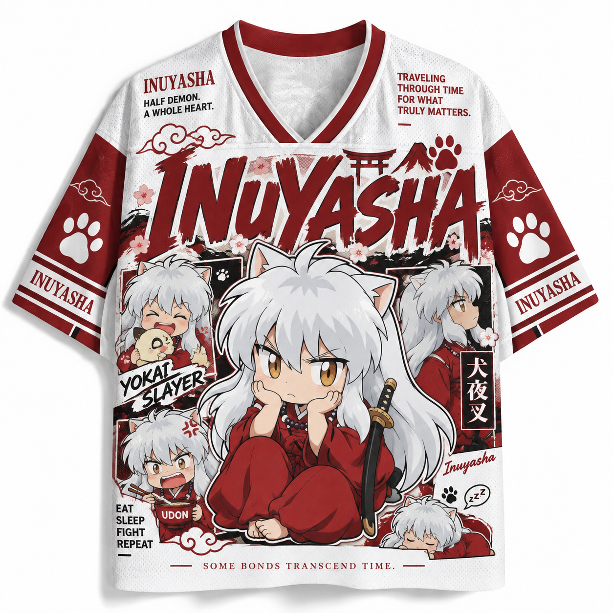 Inuyasha Anime Football Jersey