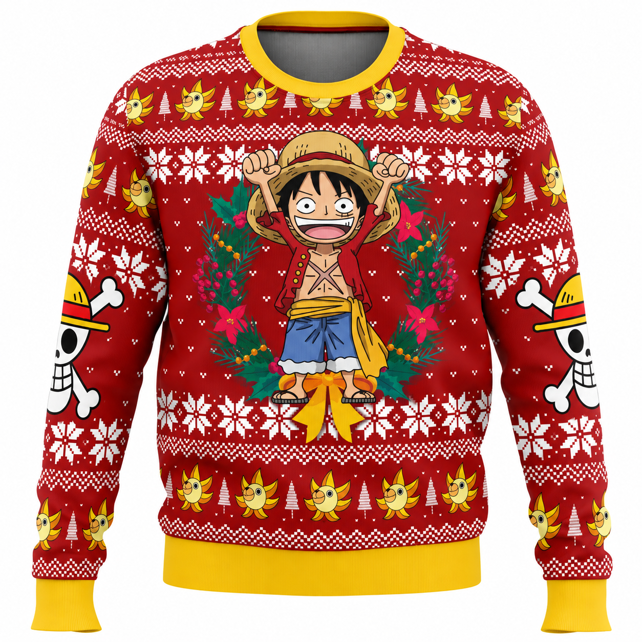 Monkey D Luffy Christmas One Piece Ugly Christmas Sweater