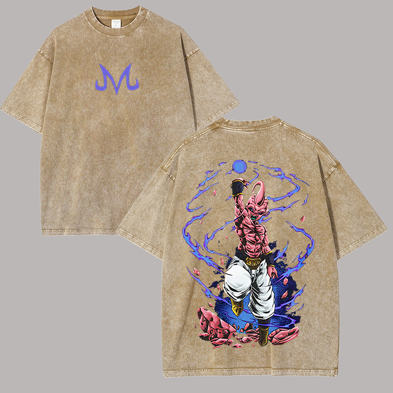 Dragon Ball Printed Unisex Washed T-Shirt