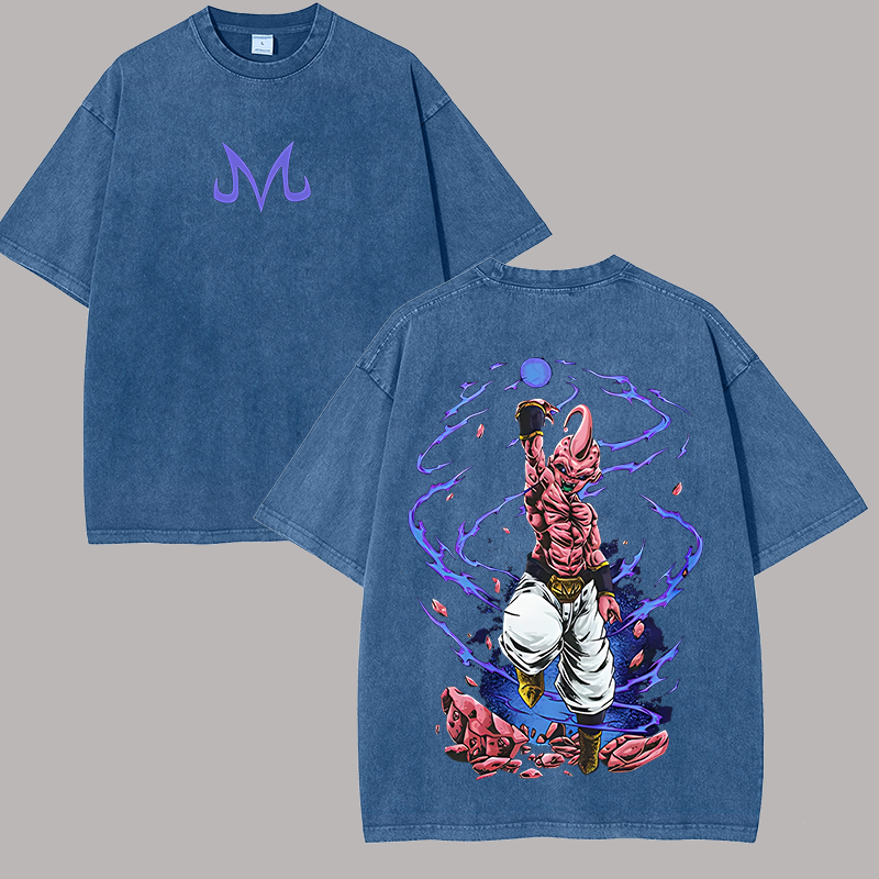Dragon Ball Printed Unisex Washed T-Shirt
