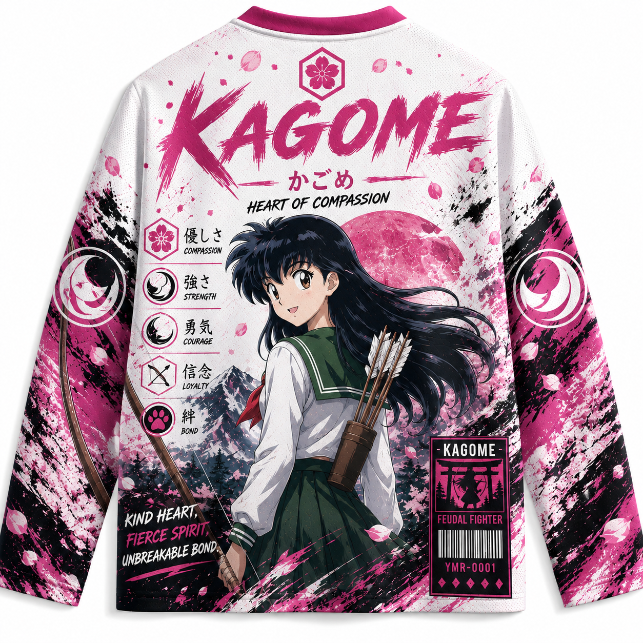 Inuyasha  Unisex Anime Football  Long-sleeveless Jersey