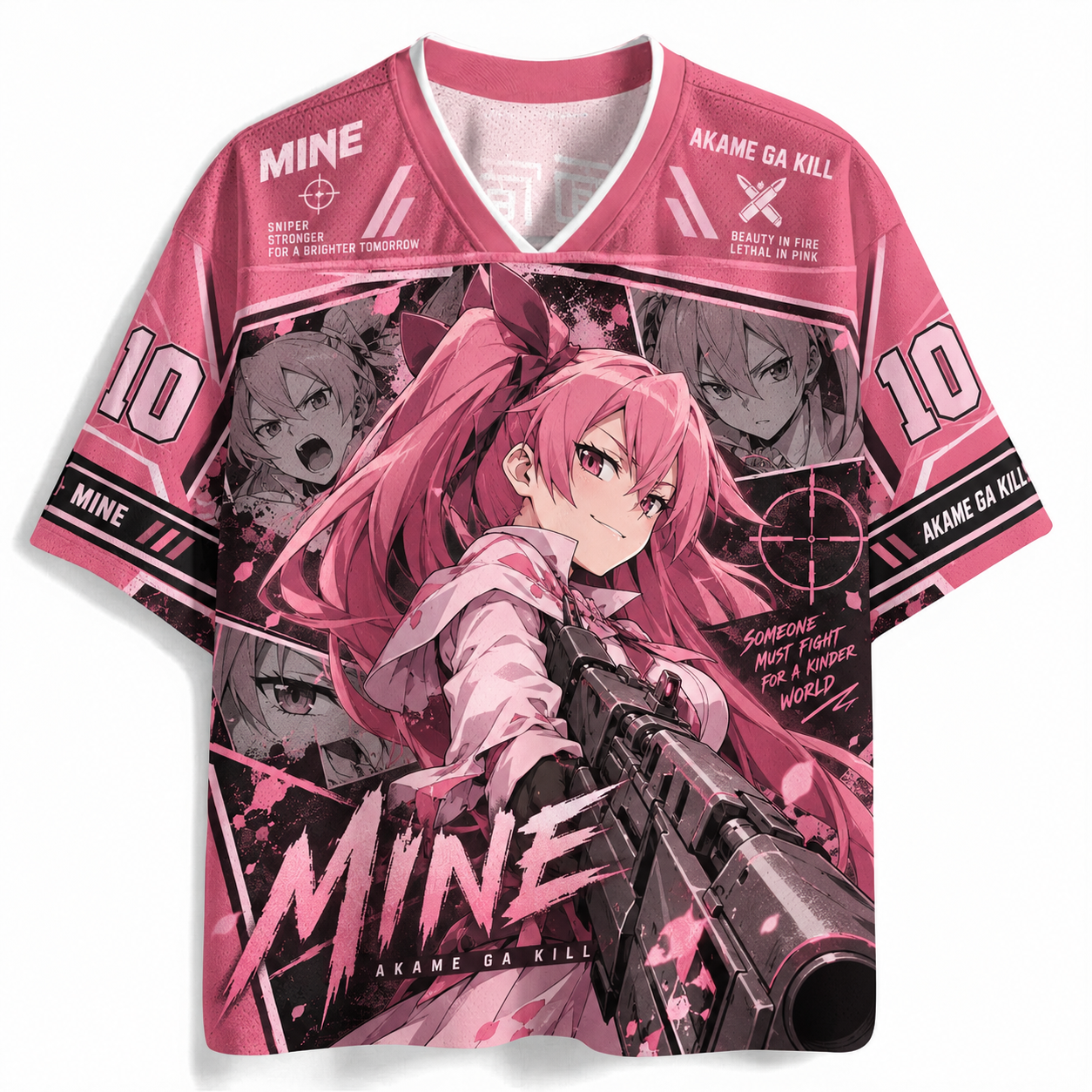 Akame Ga Kill Anime Football Jersey