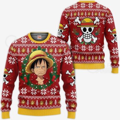 Monkey D. Luffy Ugly Christmas Sweater Xmas For Fans One Piece GG0711