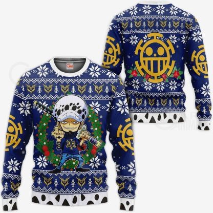 Trafalgar Law Ugly Christmas Sweater Anime Xmas One Piece GG0711